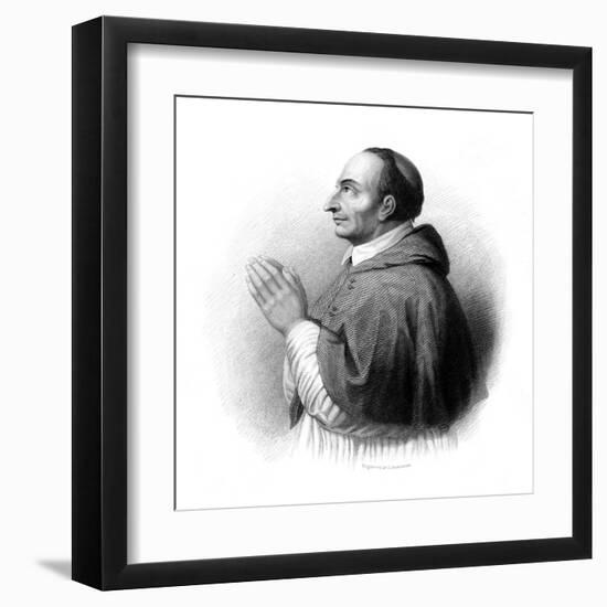 Carlo Borromeo Clasping-H Robinson-Framed Art Print