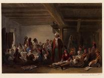 Crimean Tatars Children's School, 1856-Carlo Bossoli-Giclee Print