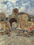 The Bay of Naples-Carlo Brancaccio-Framed Stretched Canvas