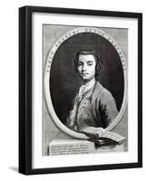 Carlo Broschi, 1735 (Line Engraving)-Jacapo Amigoni-Framed Giclee Print