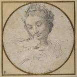 Head and Shoulders of the Virgin-Carlo Cignani-Framed Giclee Print