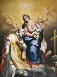 St. Philip Neri with Virgin and Child-Carlo Cignani-Giclee Print