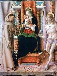 The Madonna and Child at a Marble Parapet-Carlo Crivelli-Giclee Print