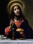 Christ Blessing the Sacraments-Carlo Dolci-Giclee Print