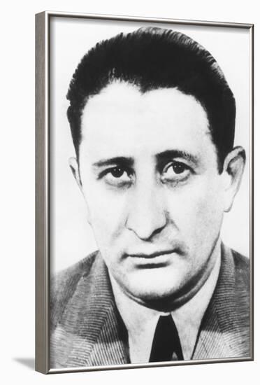 Carlo Gambino, an Italian-Born American Gangster Was Boss of the Gambino Crime Family-null-Framed Photo