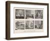 Carlo Goldoni, Six Scenes Celebrating His Reform of Italian Comedy in the Style of Moliere-null-Framed Art Print