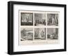 Carlo Goldoni, Six Scenes Celebrating His Reform of Italian Comedy in the Style of Moliere-null-Framed Art Print