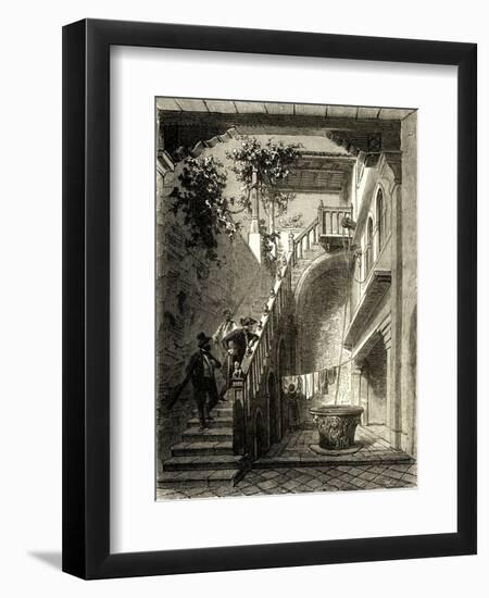 Carlo Goldoni, Venice-null-Framed Art Print