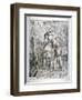 Carlo Khan's Triumphal Entry into Leadenhall Street, 1783-James Sayers-Framed Giclee Print