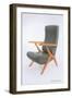 Carlo Mollino Chair-null-Framed Art Print