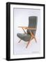 Carlo Mollino Chair-null-Framed Art Print