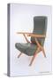 Carlo Mollino Chair-null-Stretched Canvas