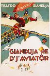 Gianduja Re D'J'Aviator Poster-Carlo Nicco-Framed Giclee Print