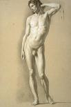 Male Nude Standing (Nudo Virile in Piedi)-Carlo Picozzi-Framed Giclee Print