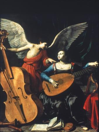 St. Cecilia And The Angel