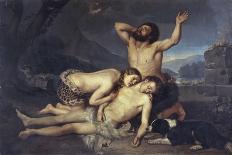 Adam and Eve Mourn over Abel's Body-Carlo Zatti-Framed Premium Giclee Print