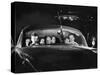 Carload of Happy Movie Fans Incl. Parents with Their Kids Who Get in Free-Francis Miller-Stretched Canvas