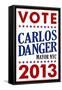 Carlos Danger For Mayor NYC Campaign-null-Framed Stretched Canvas