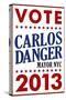Carlos Danger For Mayor NYC Campaign-null-Stretched Canvas