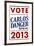 Carlos Danger For Mayor NYC Campaign-null-Framed Art Print