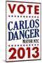 Carlos Danger For Mayor NYC Campaign-null-Mounted Art Print