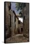 Carlos de Haes / A Street of Toledo, ca. 1865-Carlos de Haes-Framed Stretched Canvas