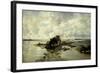 Carlos de Haes / A Wrecked Ship, 1883-Carlos de Haes-Framed Giclee Print