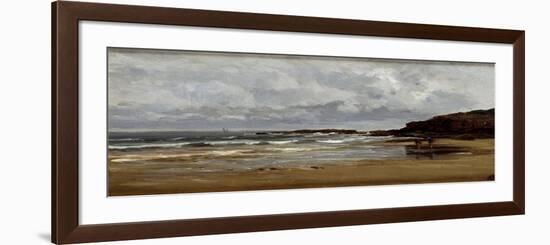 Carlos de Haes / Carraspio Beach, ca. 1866-Carlos de Haes-Framed Giclee Print