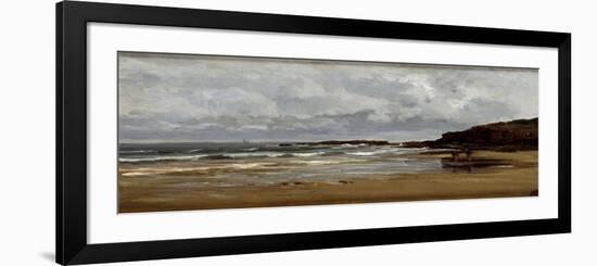 Carlos de Haes / Carraspio Beach, ca. 1866-Carlos de Haes-Framed Giclee Print