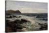 Carlos de Haes / Cliffs (Guethary), ca. 1881-Carlos de Haes-Stretched Canvas