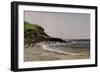 Carlos de Haes / Guethary Beach, ca. 1881-Carlos de Haes-Framed Giclee Print