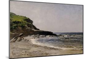 Carlos de Haes / Guethary Beach, ca. 1881-Carlos de Haes-Mounted Giclee Print