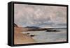 Carlos de Haes / Hendaya Beach, ca. 1881-Carlos de Haes-Framed Stretched Canvas