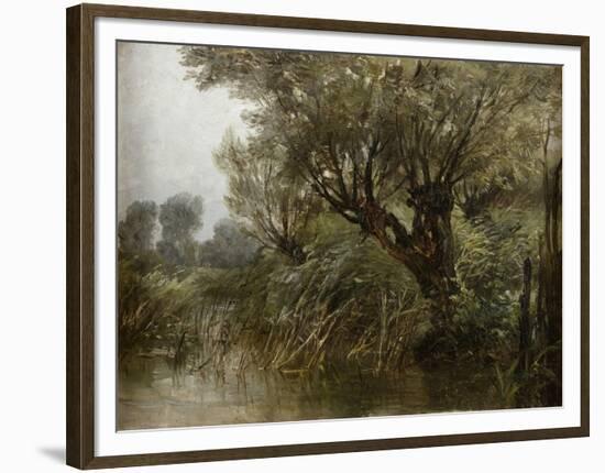 Carlos de Haes / Laguna (Abcoude), ca. 1877-Carlos de Haes-Framed Premium Giclee Print