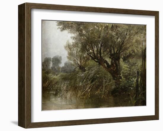 Carlos de Haes / Laguna (Abcoude), ca. 1877-Carlos de Haes-Framed Giclee Print