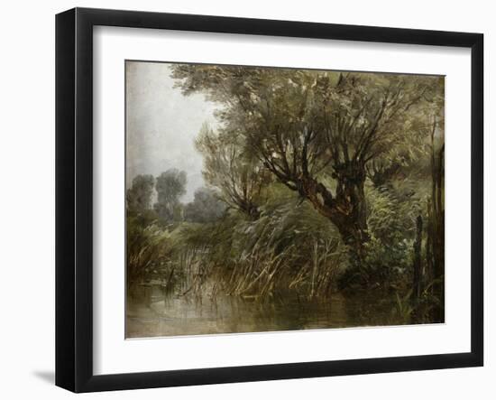 Carlos de Haes / Laguna (Abcoude), ca. 1877-Carlos de Haes-Framed Giclee Print