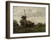 Carlos de Haes / Molinos de viento (Holanda), ca. 1884-Carlos de Haes-Framed Giclee Print