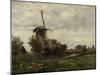 Carlos de Haes / Molinos de viento (Holanda), ca. 1884-Carlos de Haes-Mounted Giclee Print