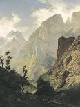 Mountains in Europe, 1876-Carlos de Haes-Framed Giclee Print