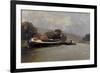 Carlos de Haes / The Seine (Rouen), ca. 1884-Carlos de Haes-Framed Giclee Print