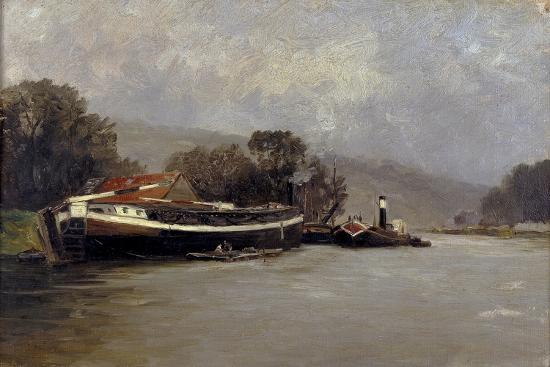 'Carlos de Haes / The Seine (Rouen), ca. 1884' Giclee Print - Carlos de ...