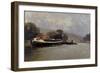 Carlos de Haes / The Seine (Rouen), ca. 1884-Carlos de Haes-Framed Giclee Print