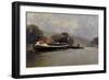 Carlos de Haes / The Seine (Rouen), ca. 1884-Carlos de Haes-Framed Giclee Print