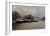 Carlos de Haes / The Seine (Rouen), ca. 1884-Carlos de Haes-Framed Giclee Print