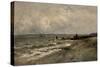 Carlos de Haes / Villerville Beach, 1877-1884-Carlos de Haes-Stretched Canvas