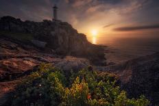 Lighthouse and Milky Way-Carlos F. Turienzo-Framed Photographic Print