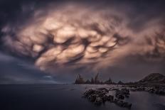 Lighthouse and Milky Way-Carlos F. Turienzo-Stretched Canvas