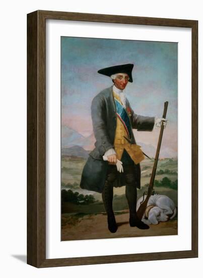 Carlos III (1716-1788)In Hunting Costume-Suzanne Valadon-Framed Giclee Print