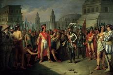 The Imprisonment of Guatimocin by the Troops of Hernan Cortes, 1856-Carlos Maria Esquivel-Giclee Print