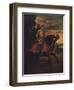 'Carlos V En La Batalla De Muhlberg', (Carlos V at the Battle of Muhlberg), 1548, (c1934)-Paolo Veronese-Framed Giclee Print